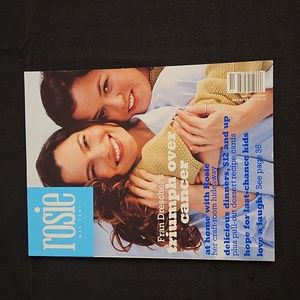 ROSIE Magazine May 2001 Fran Drescher craft room recipes EUC